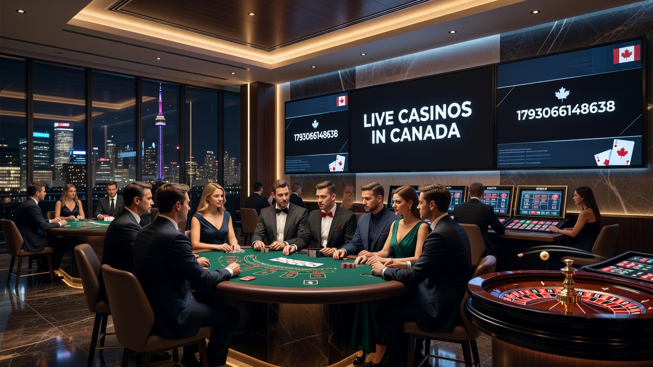 Mobile device displaying a live roulette table from a Canadian regulated casino